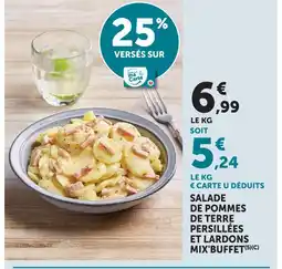 U Express Mix'buffet salade de pommes de terre persillées et lardons offre