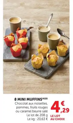 U Express 8 mini muffins offre