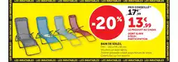 U Express Bain de soleil offre