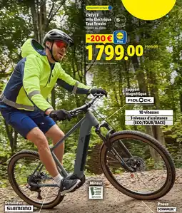 Lidl CRIVIT Vélo Électrique Tout Terrain offre