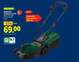 Lidl PARKSIDE Tondeuse sans fil offre