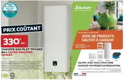 Bricomarché JAUTER Chauffe-eau plat toyako 80 l cache-raccord offre