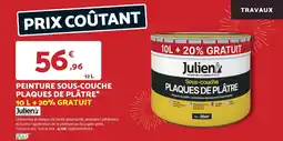 Bricomarché JULIEN Peinture sous-couche plaques de plâtre offre