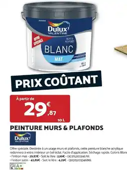 Bricomarché DULUX Peinture murs & plafonds offre