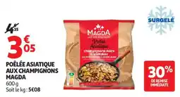 Auchan Poêlée asiatique aux champignons magda offre