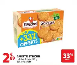 Auchan Galettes st michel offre
