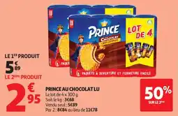 Auchan Prince au chocolat lu offre