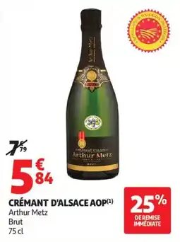 Auchan Crémant d'alsace aop offre