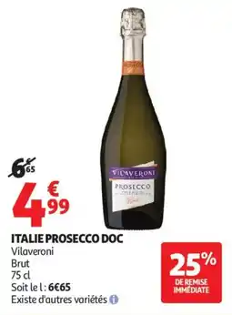 Auchan Italie prosecco doc offre