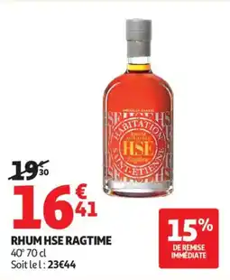 Auchan Rhum hse ragtime offre