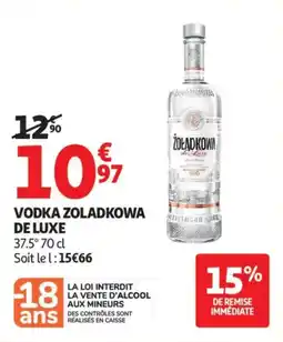 Auchan Vodka zoladkowa de luxe offre