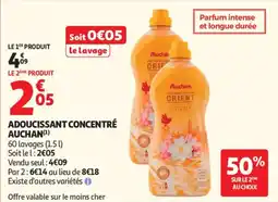Auchan Adoucissant concentré auchan offre
