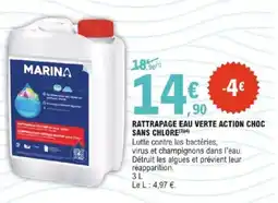 E.Leclerc RATTRAPAGE EAU VERTE ACTION CHOC SANS CHLORE offre