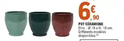 E.Leclerc POT CÉRAMIQUE offre