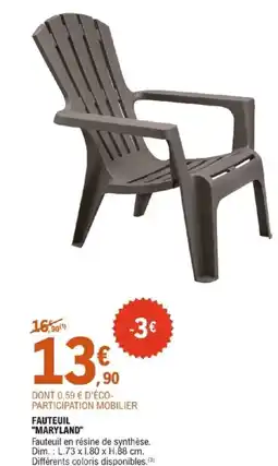 E.Leclerc FAUTEUIL MARYLAND offre