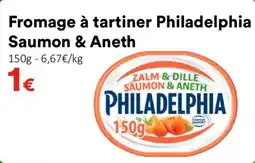 Hmarket Fromage à tartiner philadelphia saumon & aneth offre