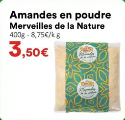 Hmarket Amandes en poudre merveilles de la nature offre