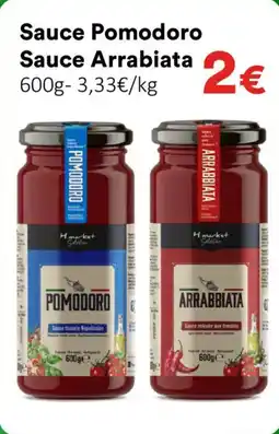 Hmarket Sauce pomodoro sauce arrabiata offre