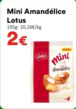 Hmarket Mini amandélice lotus offre