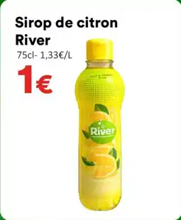 Hmarket Sirop de citron river offre