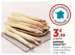 Bi1 Asperge violette offre