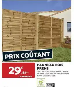 Bricomarché Dim - panneau bois prems offre