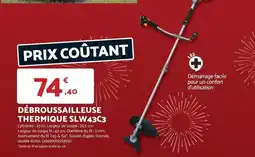 Bricomarché Facile - débroussailleuse thermique slw43c3 offre