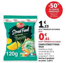 Hyper U Vico - chips street food offre