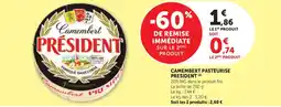 Bi1 Camembert pasteurise president offre