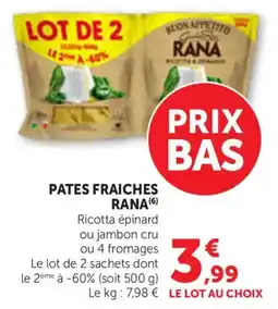 Bi1 Pates fraiches rana offre