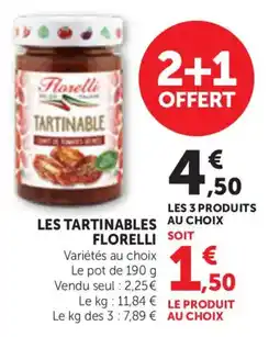 Bi1 Les tartinables florelli offre