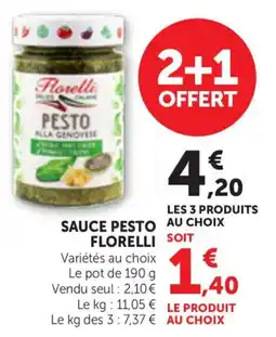 Bi1 Sauce pesto florelli offre