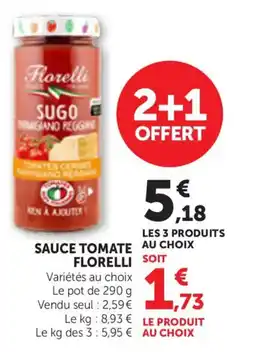 Bi1 Sauce tomate florelli offre