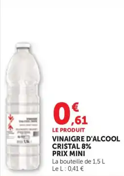 Bi1 Vinaigre d'alcool cristal 8% prix mini offre