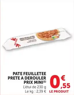 Bi1 Pate feuilletee prete a derouler prix mini offre