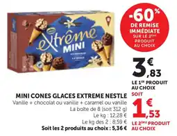 Bi1 Mini cones glaces extreme nestle offre