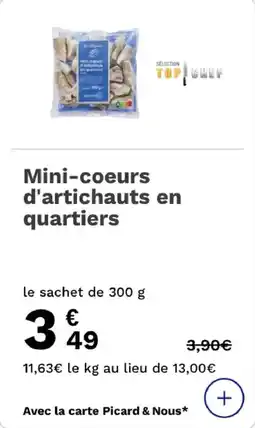 Picard Mini-coeurs d'artichauts en quartiers offre