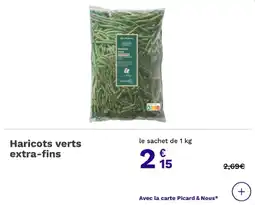 Picard Haricots verts extra-fins offre