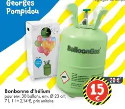 TEDi Bonbonne d'hélium offre