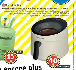TEDi Russell hobbs russell hobbs friteuse à air chaud satisfry panoramic cream offre