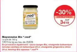 Monoprix Mayonnaise bio nod offre