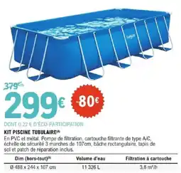 E.Leclerc KIT PISCINE TUBULAIRE offre