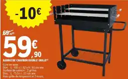 E.Leclerc BARBECUE CHARBON DOUBLE GRILLE offre