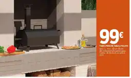 E.Leclerc FOUR À PIZZA DE TABLE À PELLETS offre