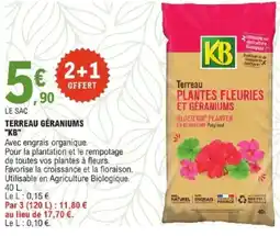 E.Leclerc TERREAU GÉRANIUMS KB offre