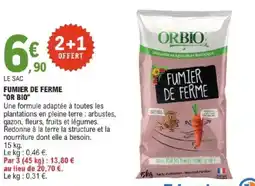 E.Leclerc FUMIER DE FERME OR BIO offre