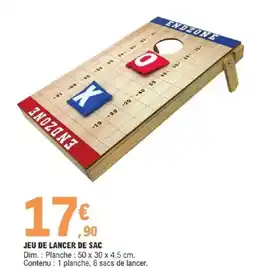 E.Leclerc JEU DE LANCER DE SAC offre