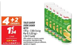 Netto TUILES SAVEUR CRÈME OIGNON NETTO offre