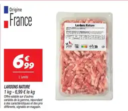 Netto LARDONS NATURE offre