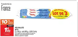 Netto PÂTE FEUILLETÉE NETTO offre